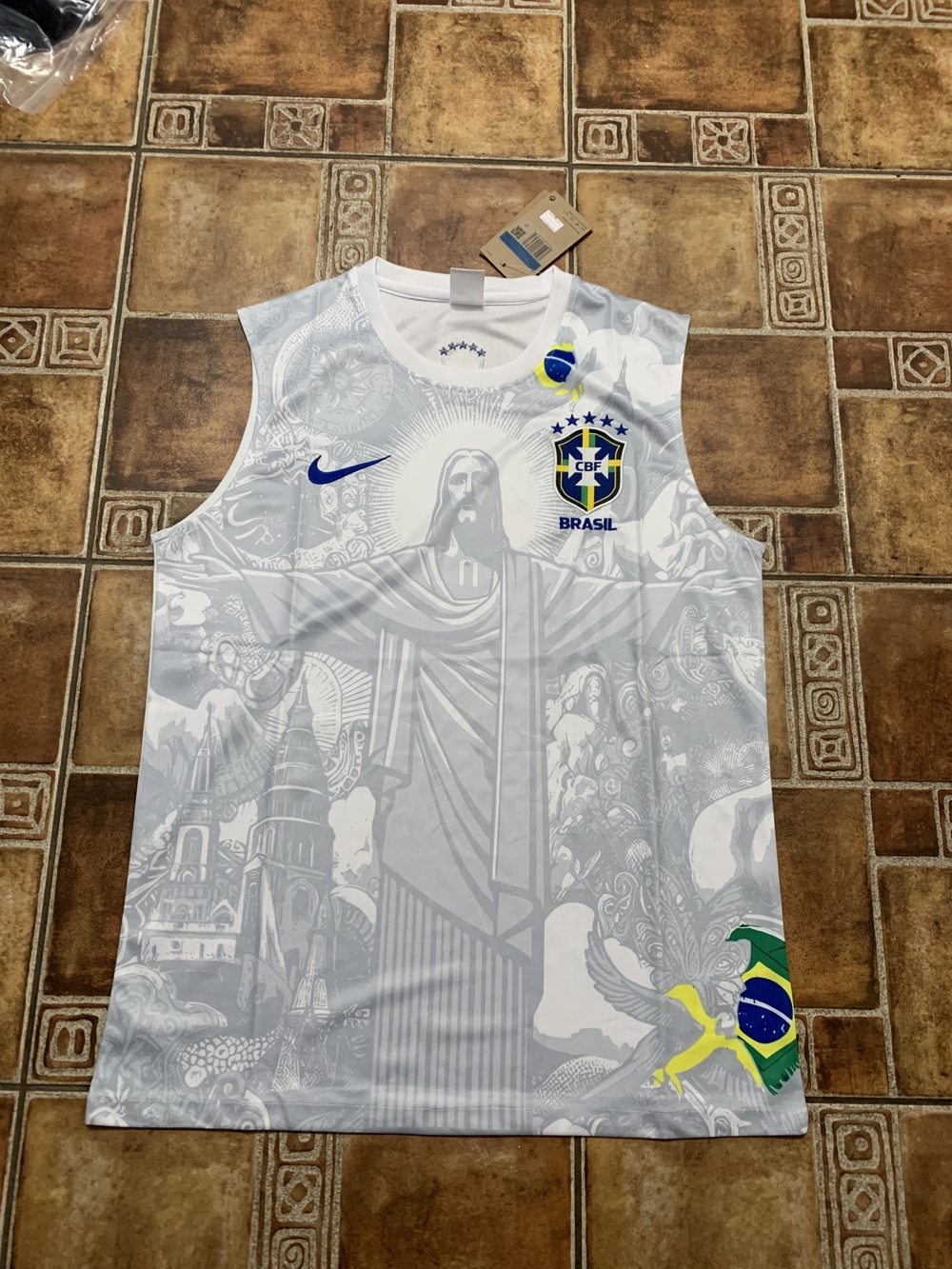 Nike Brazil 2026 Training Vest Jersey Size M